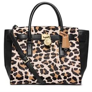Michael Kors Pony Hair Leopard and Leather Bag